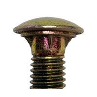 CBFN121ZY 1/2"-13 X 1" Carriage Bolt, Fin Neck,  Zinc Yellow